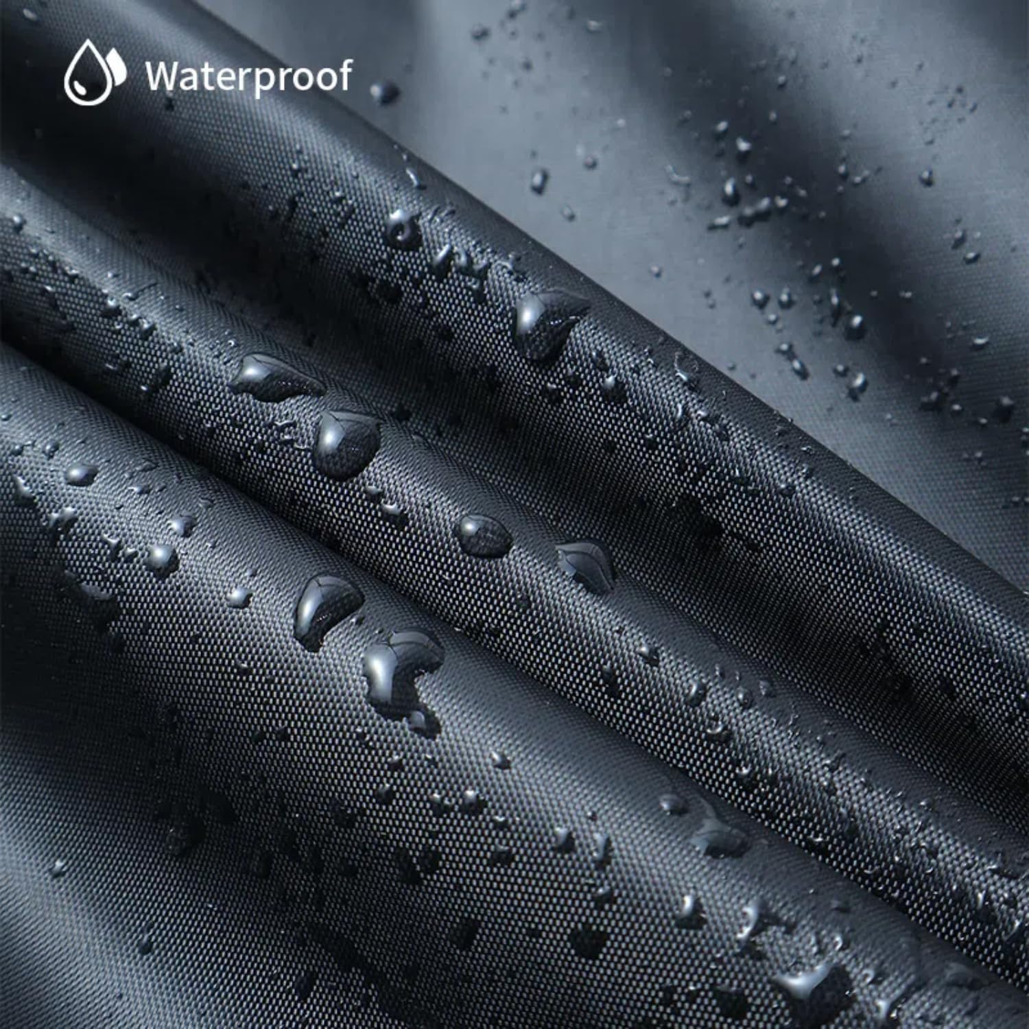 New Motorcycle Cover All Season,Quality Waterproof Sun Outdoor Protection Scooter Shelter Tear Proof Night Reflective & Front and Rear Lock-Holes,Storage Bag Fit up to 105" Motorcycles Yamaha,Honda image number 5