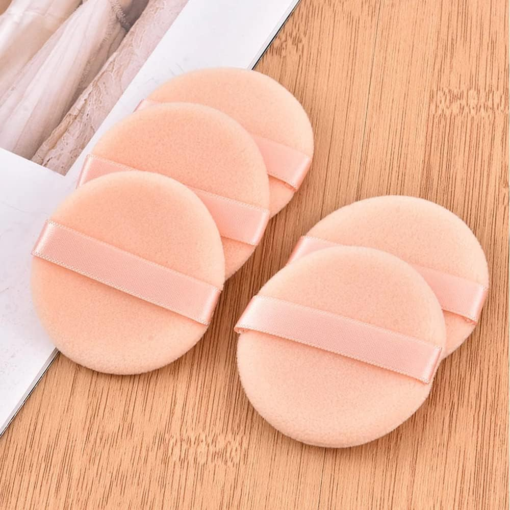 BIGTEDDY 4 Count Medium Makeup Sponge Powder Puffs Pads Face Blender Cosmetic Tool - Synthetic - round - for Applying Powder Cosmetics, Setting Makeup image number 5