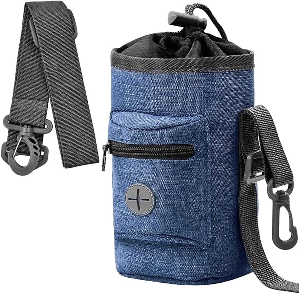 AIMALL Portable Dog Training Bag with Snack and Garbage Collection Features, Multi-Use Waist Bag for Walking and Training, Lightweight Weatherproof Design