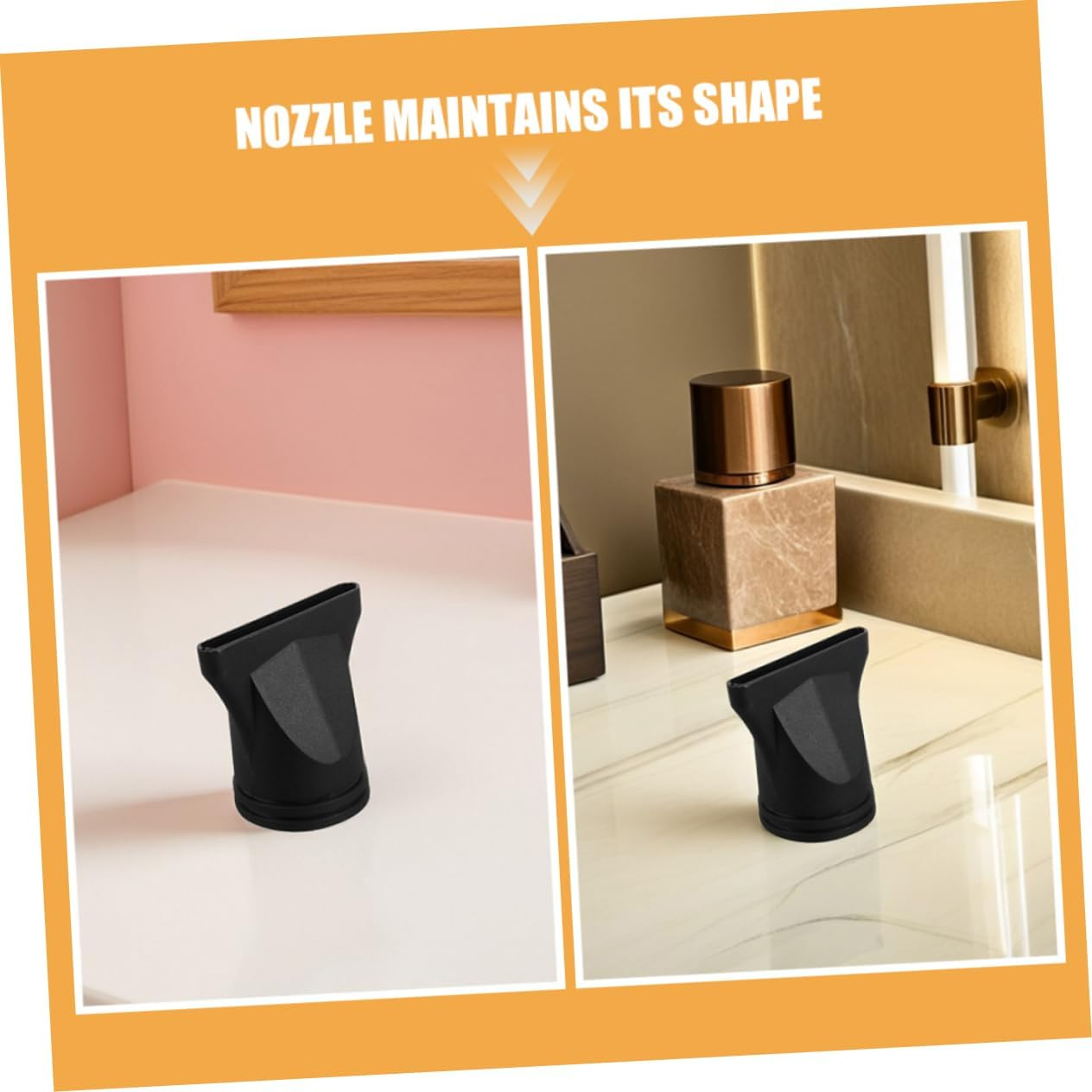 6Pcs Hair Dryer Concentrator Nozzle Flat Duckbill Attachment for Fast Drying Fit for Salon and Home Hair Styling Enhances Airflow Concentration and Heat Distribution image number 5
