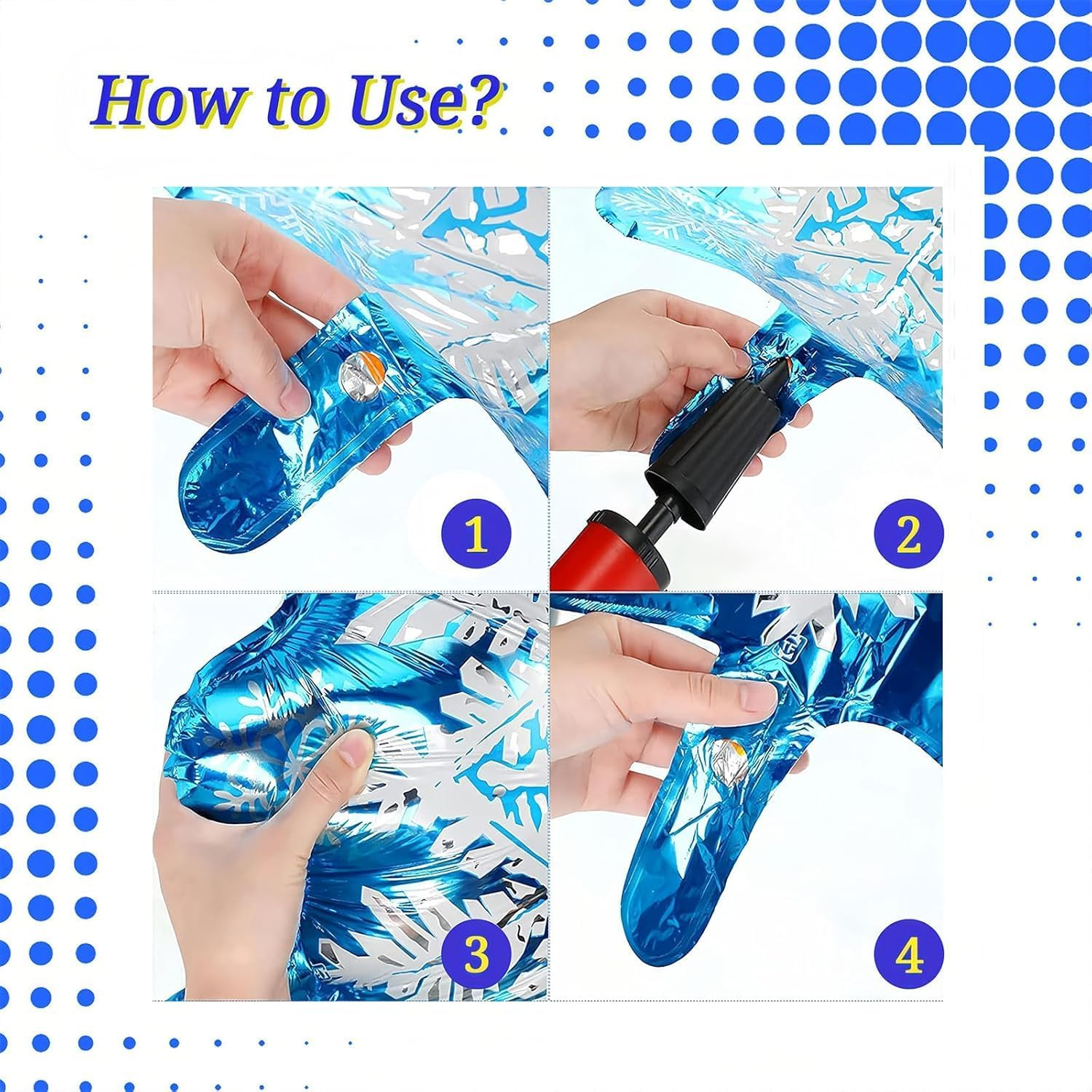 Father Day Balloons Standing, 2Pcs Father Birthday Foil Balloon Set, Happy Fathers Day Party Decoration Balloons image number 2