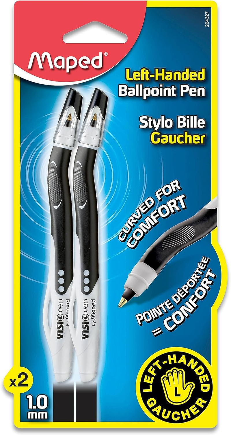 Maped Visio Left Handed Pens, Pack of 3, Assorted Colors (224324) image number 5