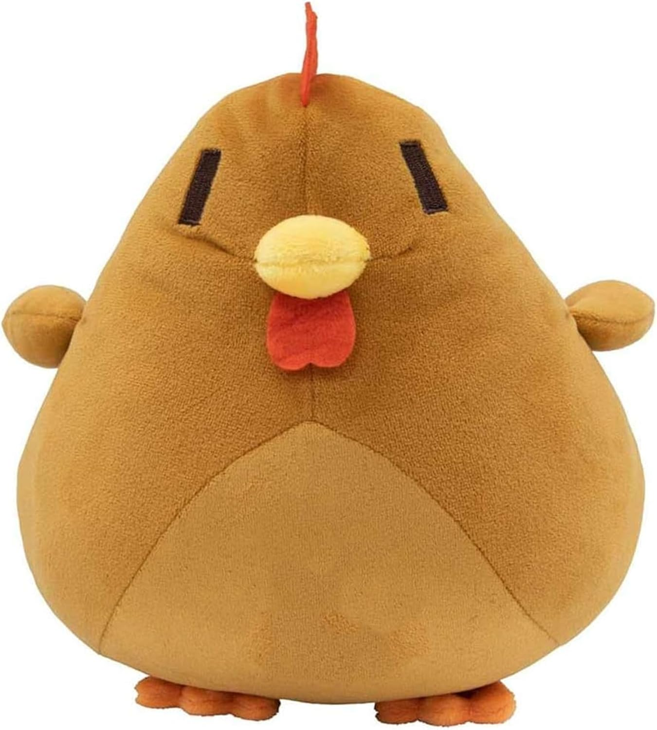 Animal Chicken Plush Doll Farming Hen Plushie Stuffed Soft Pillow Christmas, Brown - Blue image number 2