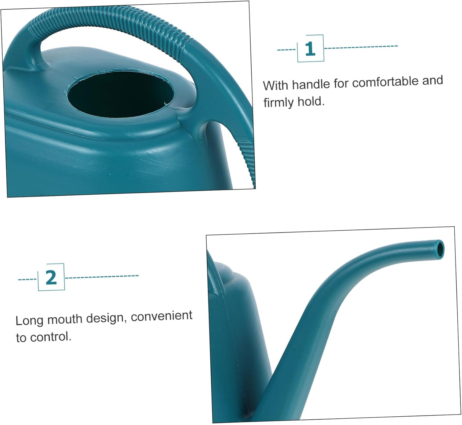 BESPORTBLE Plastic Watering Can Long Spout for Garden Sprinkler Can Water Flowers - Green image number 6