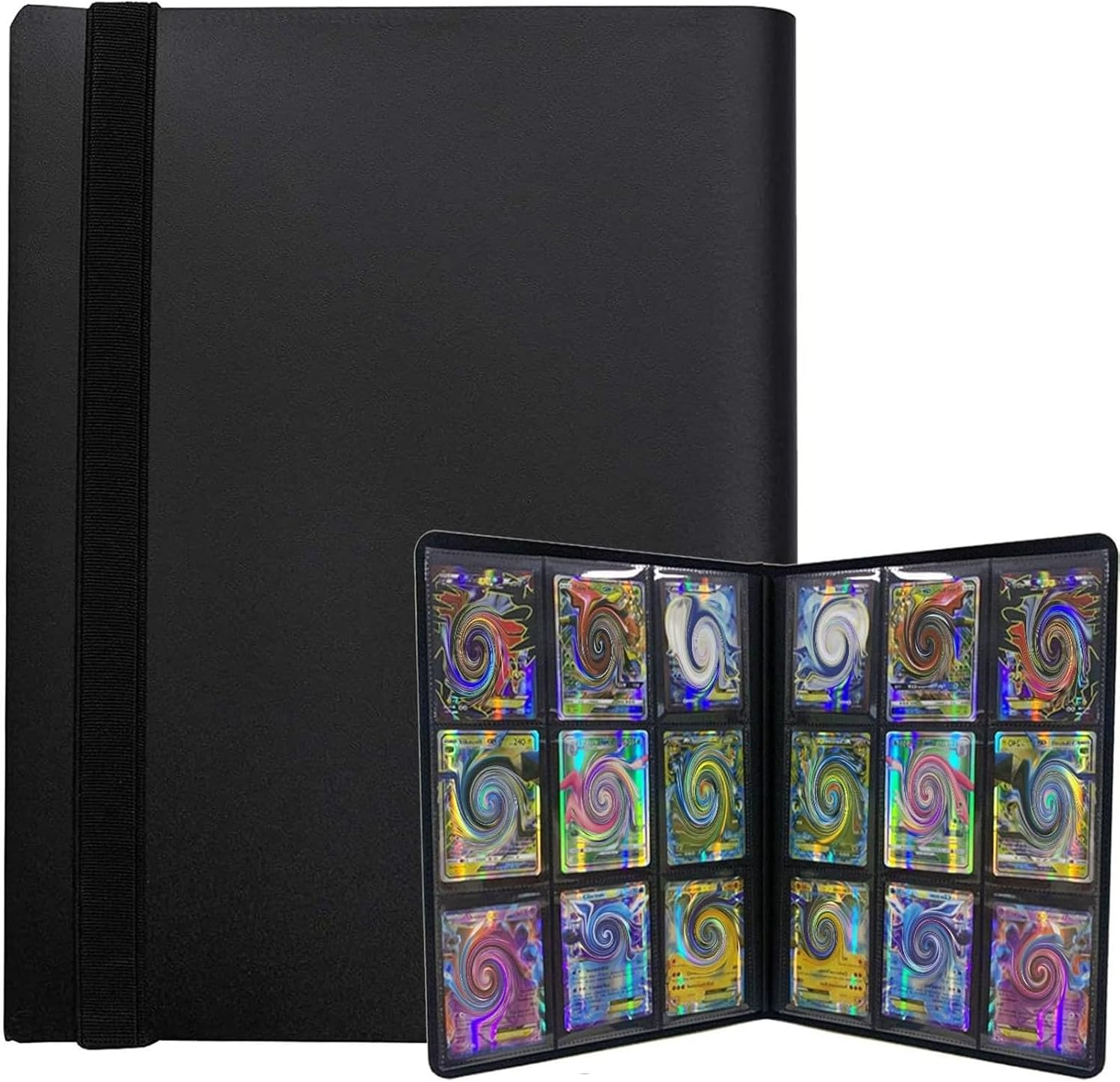 9 Pocket Trading Card Binder Holder, Collector Album with Sleeves, 20 Pages, Protect and Organize up to 360 Cards