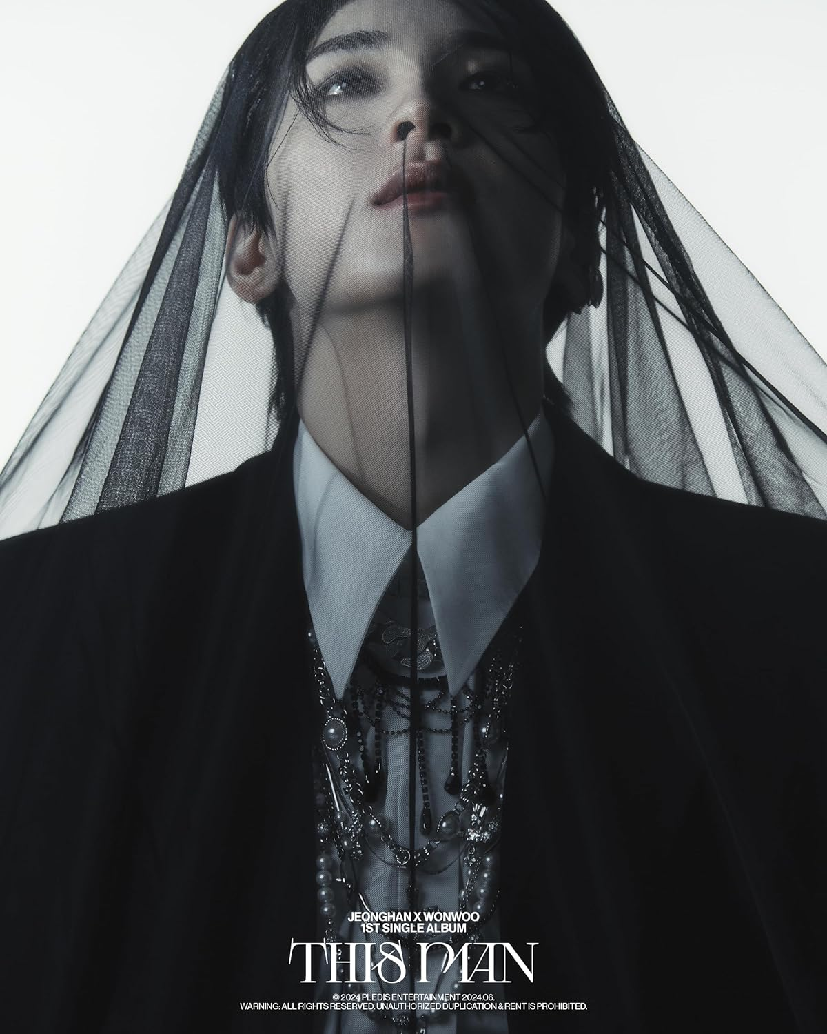 SEVENTEEN Jeonghan X Wonwoo This Man 1St Single Album Weverse Albums Version Card Holder+1Ea QR Card+1P Photocard+Tracking Sealed SVT image number 2