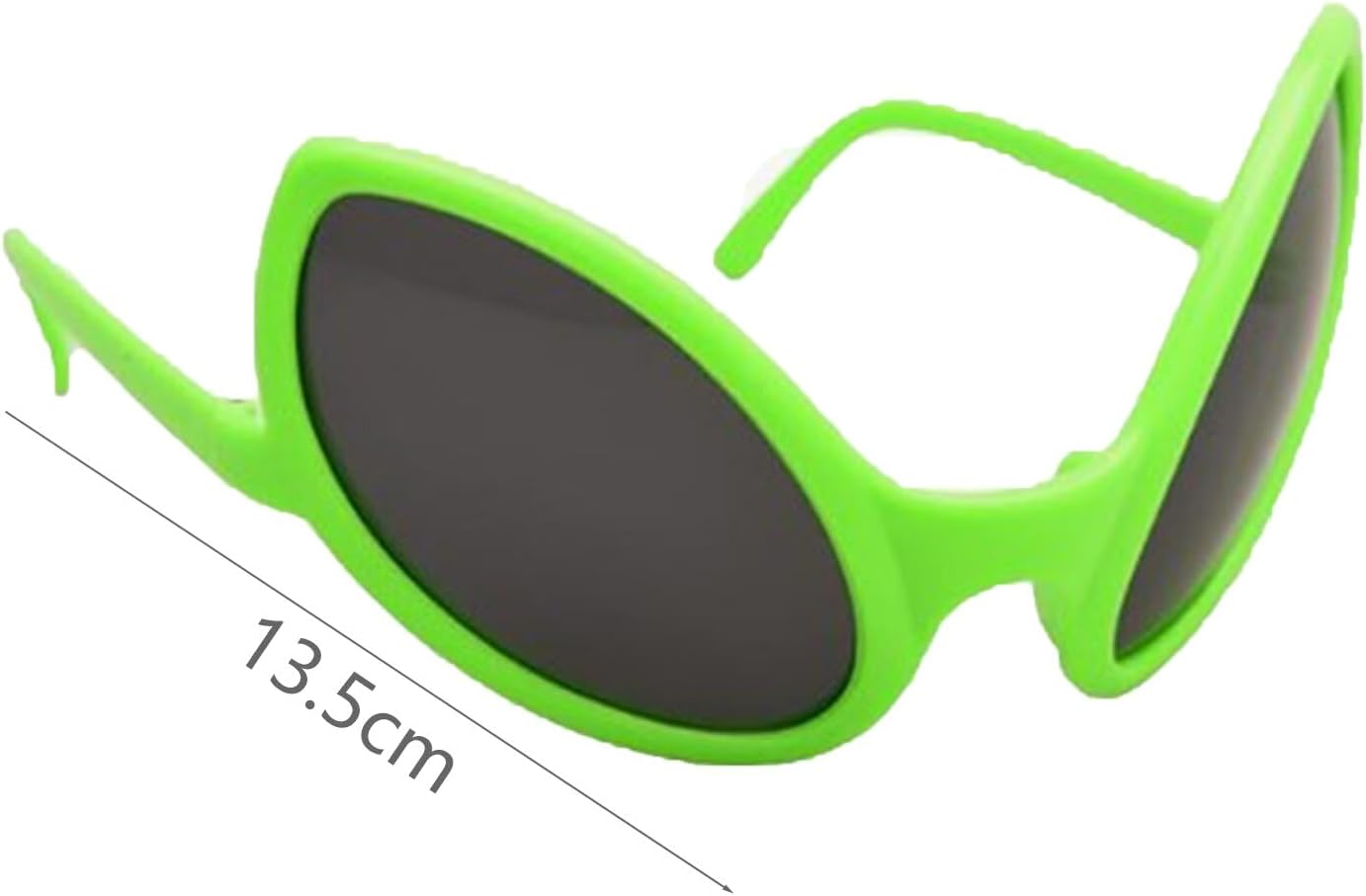 2 Pieces Alien Glasses Plastic Alien Sunglasses Alien Costume Mask for Halloween Cosplay image number 2