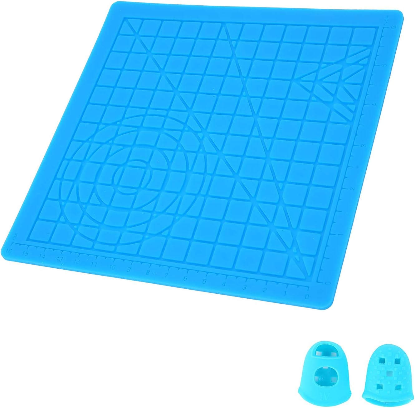 3D Pen Drawing Tool, Multi Shaped Professional 3D Printing Pen Mat with Basic Templates Finger Caps for Kids for 3D Printer for Adults