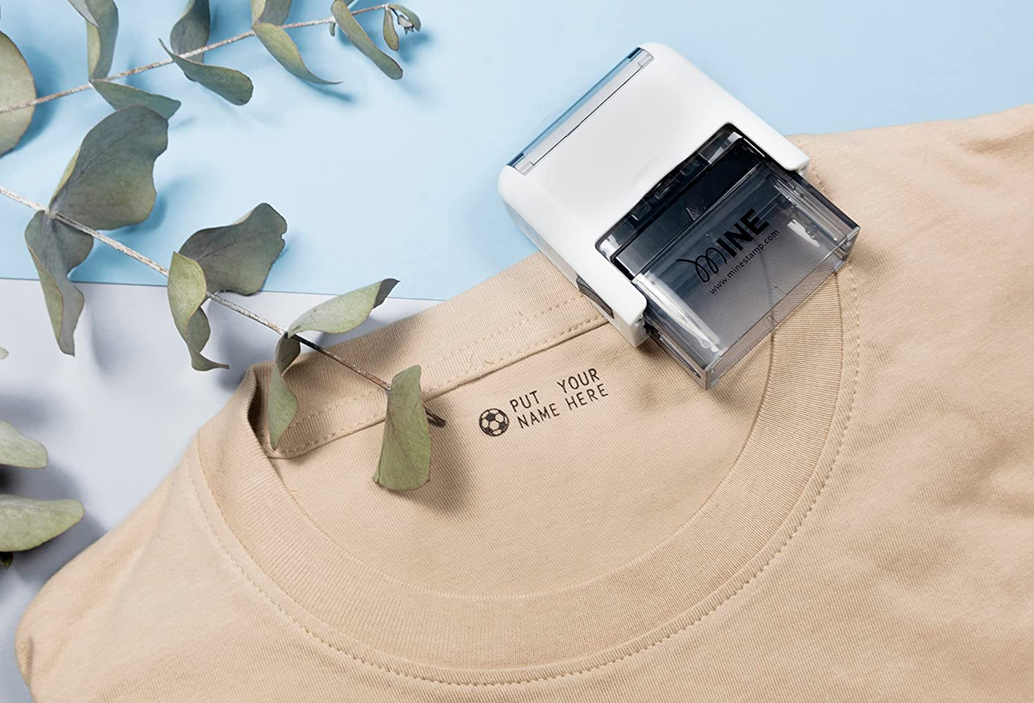 Mine Stamp Compact Clothing & Book Marker | Compact Customizable Clothing Marker for Adults and Kids | Custom Name Stamp for Kids Clothes image number 3