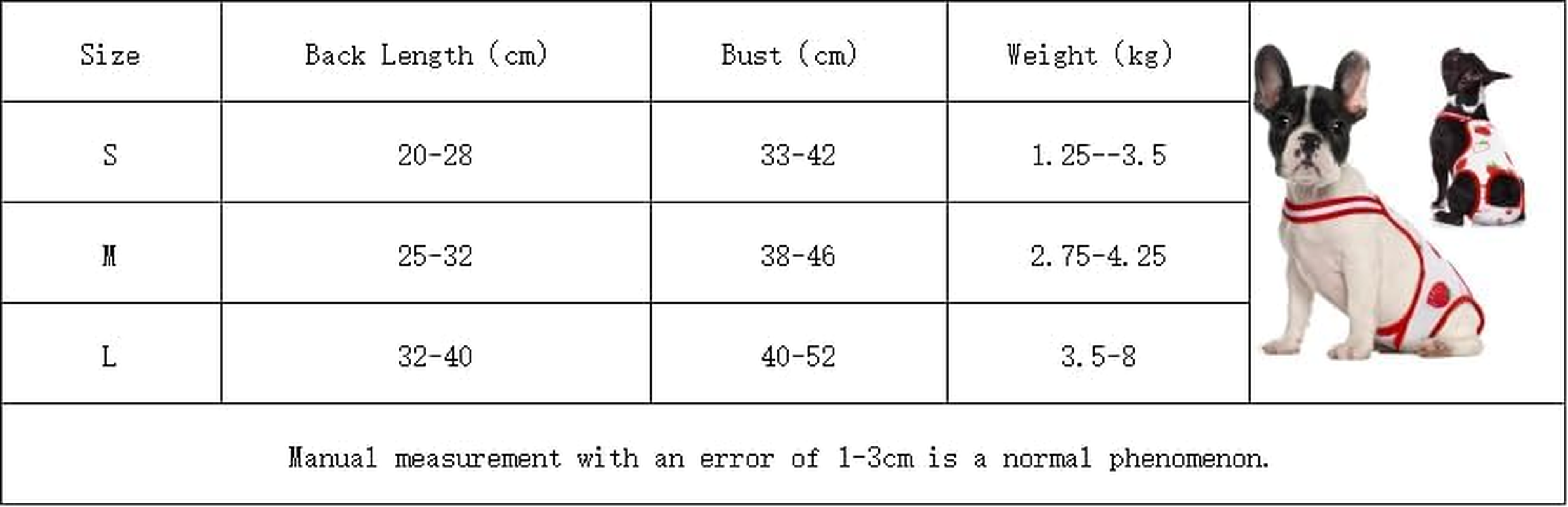Dog Diapers Female Washable Sanitary Pantie with Adjustable Suspender, Reusable Doggie Period Panties, Pet Underwear Diaper Jumpsuits for Male Dogs in Heat, Puppy Diapers (Red Strawberry, Large)