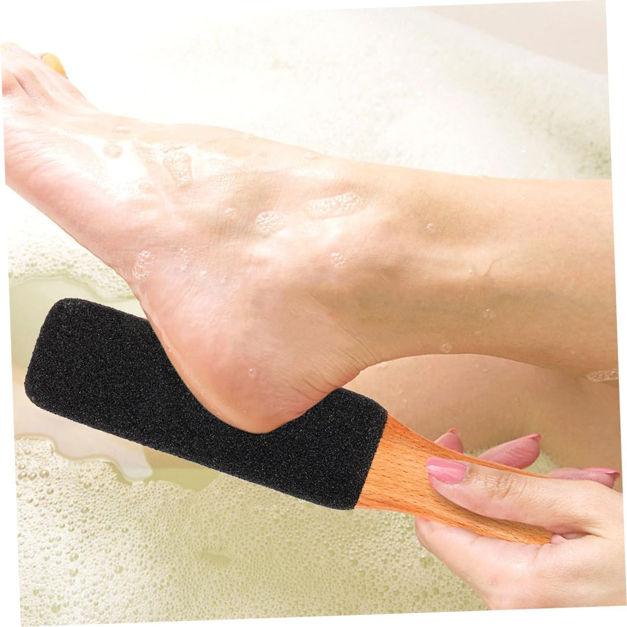 3Pcs Foot File Hard Skin Remover Pumice Foot Scrubber Exfoliator for Dead Skin Pedicure Tools image number 1