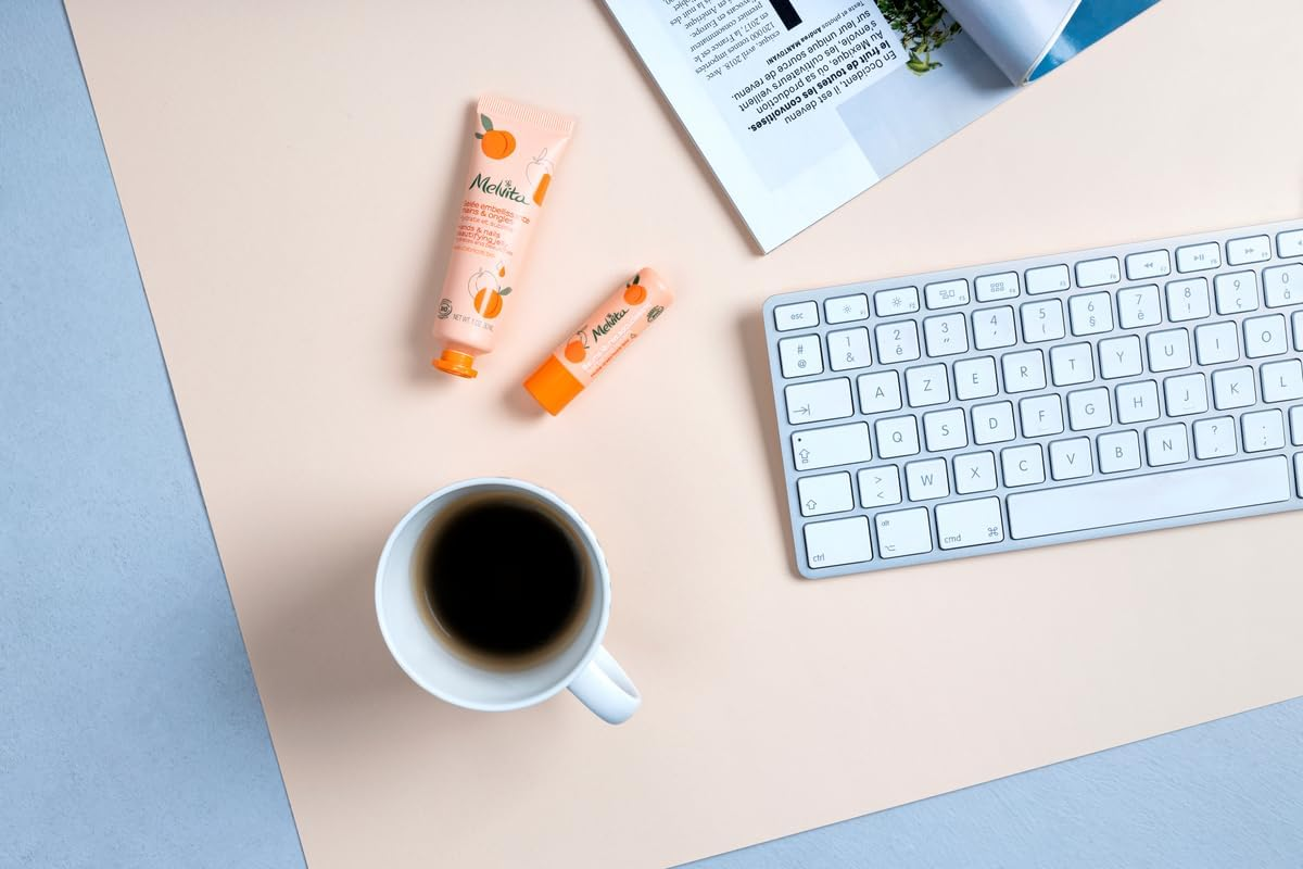 Melvita Bio Fruit Hand Cream, Apricot, 1.0 Fl Oz (30 Ml), Other Apricot Scent