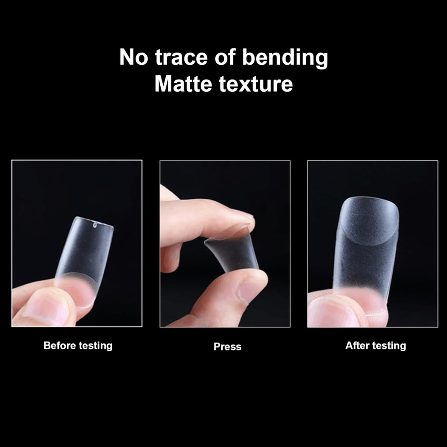 Labymos 504Pcs Nail Tips Quick Exion Press on False Nails Tips Mani Nail Art Mani image number 2