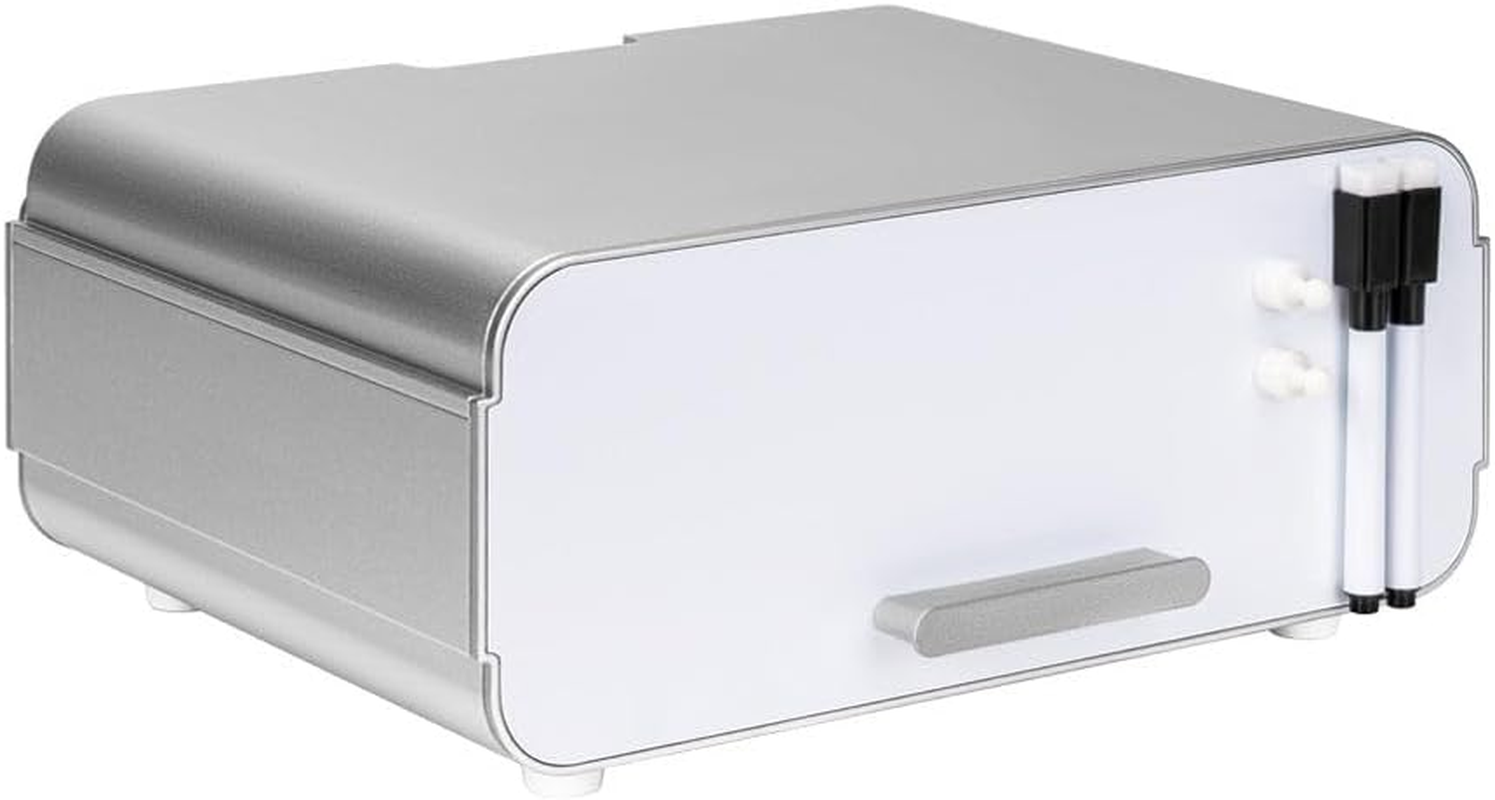 Brateck 3-In-1 Aluminum Monitor Riser, White