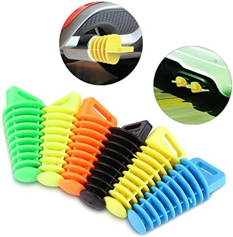 Motorcycle Muffler Tail Pipe Plug -Wash Plug 2 Stroke & 4 Stroke Muffler Exhaust Pipe-Plug(Green)