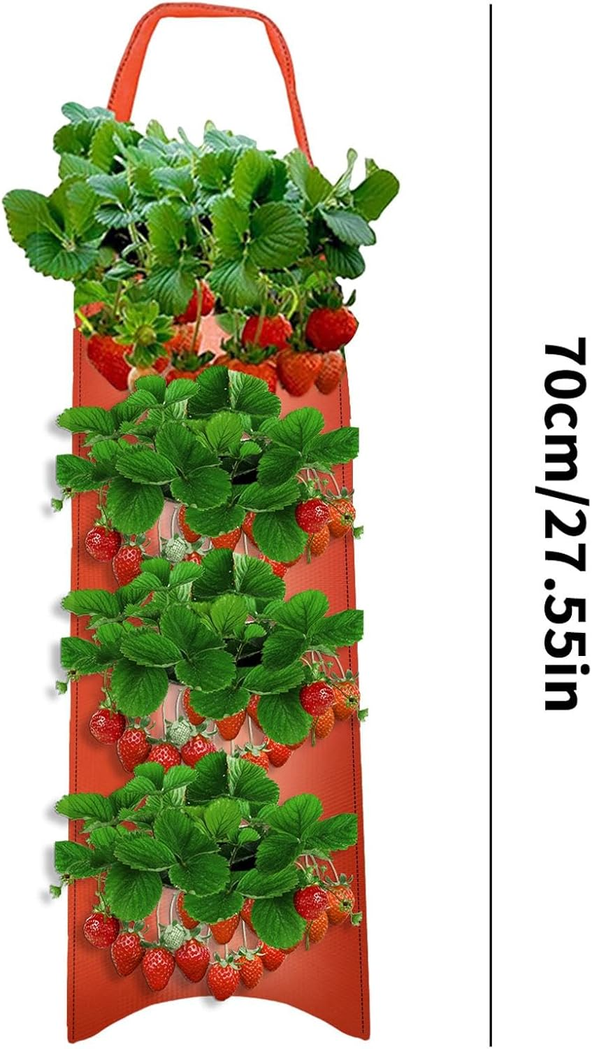 Tomato Planter Bag | Floating Fabric Aeration Pouch with 8 Holes for Planting - Gardening Accessories for Tomatoes, Carrots, Roses, Strawberries, Vegetables image number 5