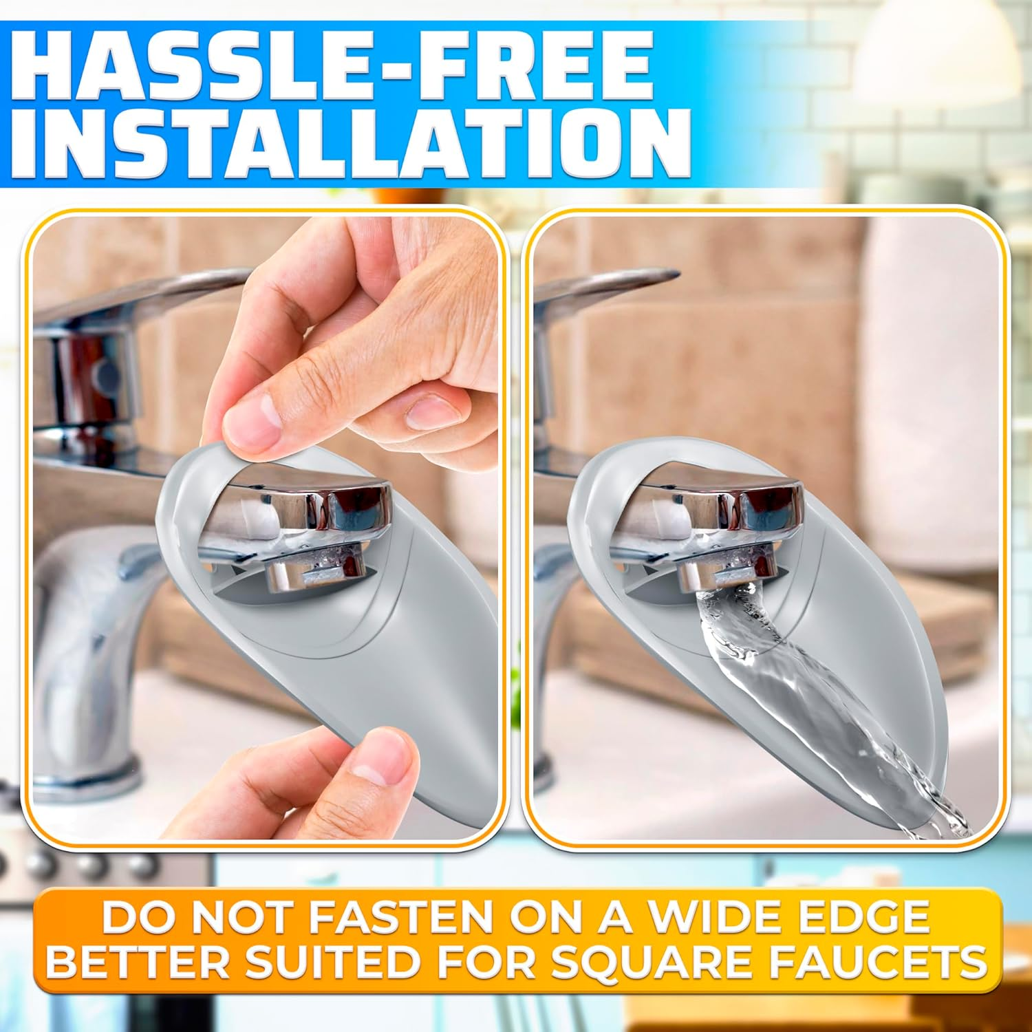 FIGO 3 Packs Children'S Faucet Extension Faucet Baby Guide Sink Extender Long Water Hand Washing Device Water Diverter. image number 5