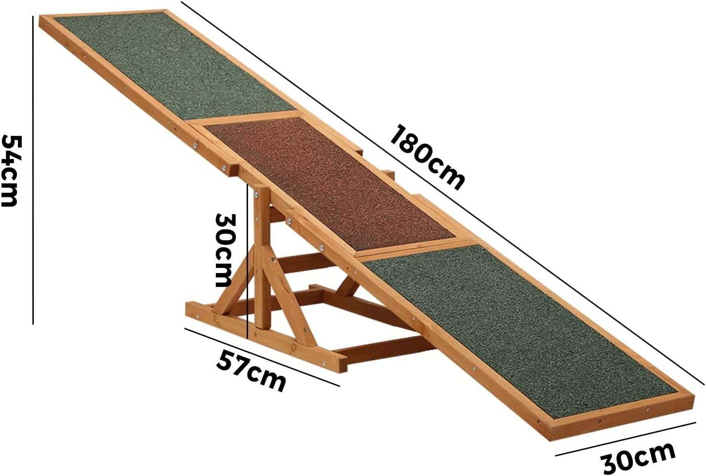 Dog Seesaw Pet Agility Training 180Cm Plank 70Kg Capacity image number 2