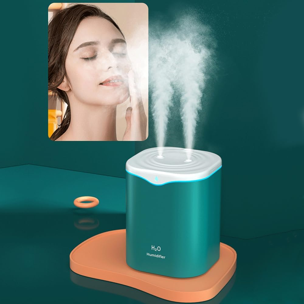 2L White Ultrasonic Air Humidifier Cool Mist Steam Purifier Aroma Beauty LED Lights AU image number 5