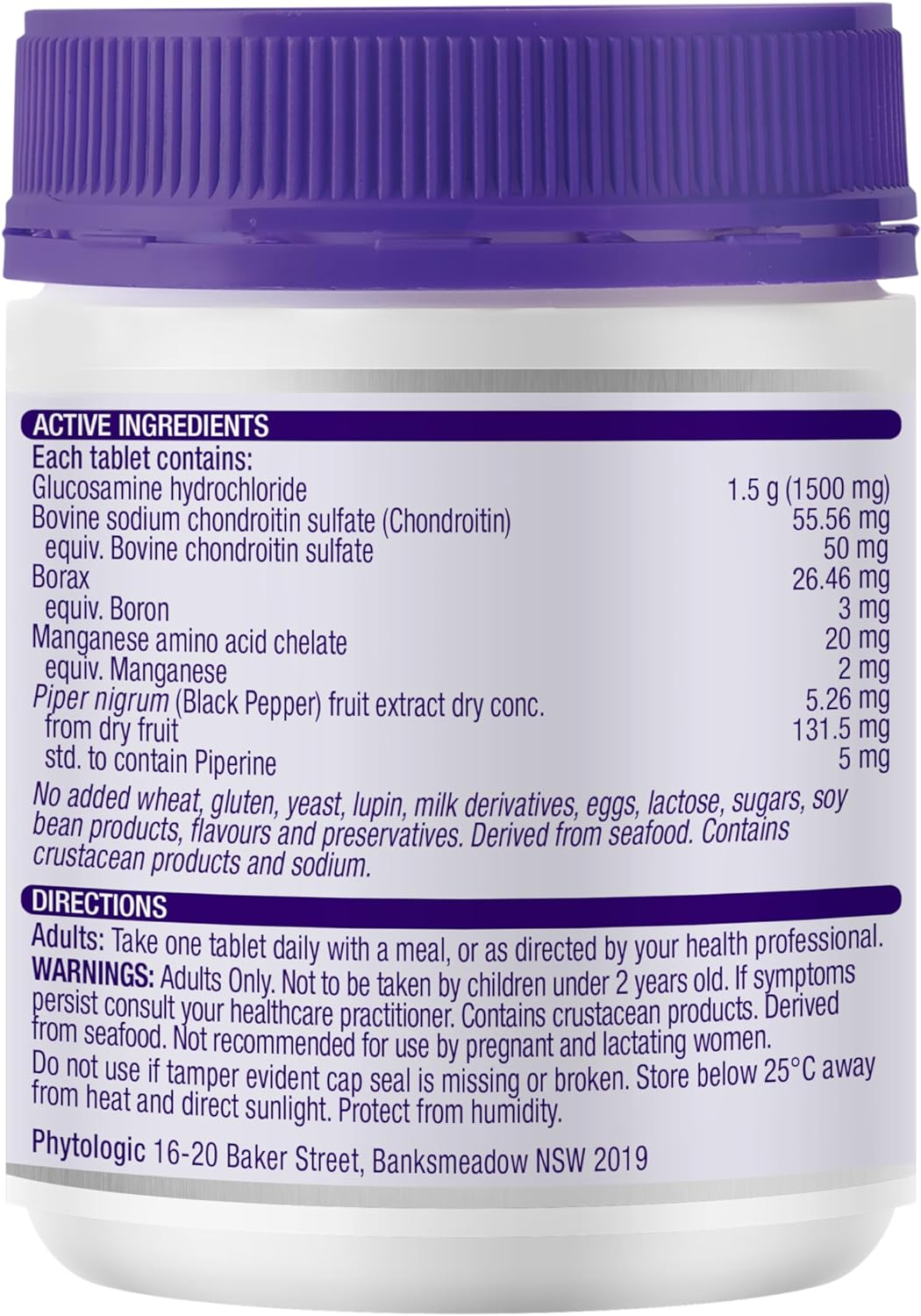 Henry Blooms Glucosamine 1500 plus 180 Tablets image number 3