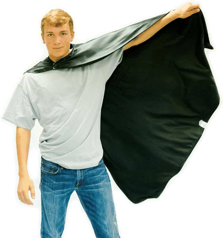 Everfan Men'S Polyester Satin Superhero Cape (38" LX48 W, Navy Blue)