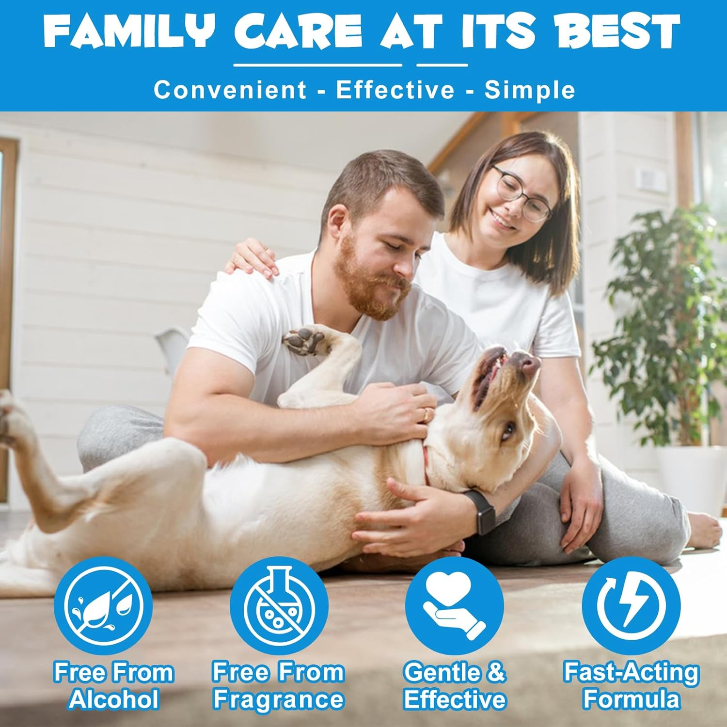 Dog Ear Drops, Dog Ear Cleaning, Gentle Ear Solution for Dog, Hypoallergenic Ear Wash for Dog, Preventing Infections, Itch Relief, for Daily Use, 2Fl Oz / 60Ml image number 2