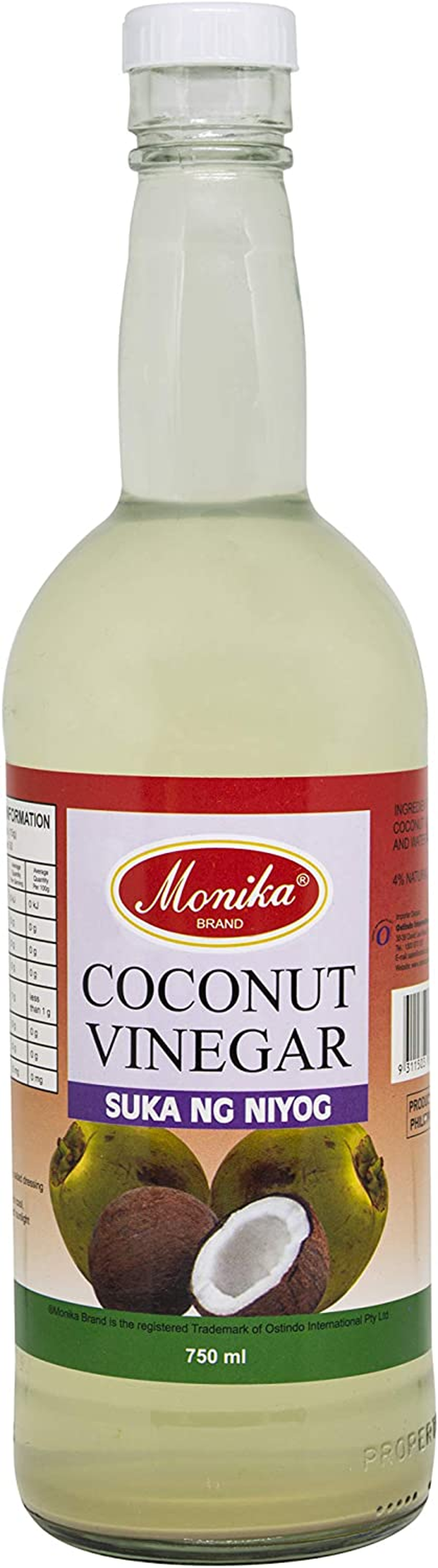 Monika Coconut Vinegar (Suka Ng Niyog), 750 Ml