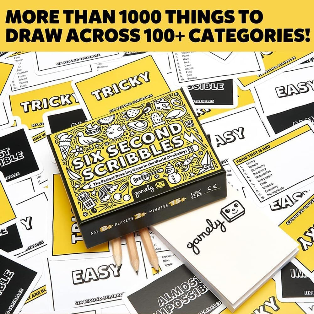 Moose Six Second Scribbles Card Game image number 3