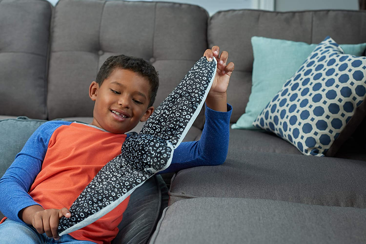 Wild Republic Eagle Ray, Stuffed Animal, Plush Toy, Gifts for Kids, Cuddlekins 20 Inches image number 6