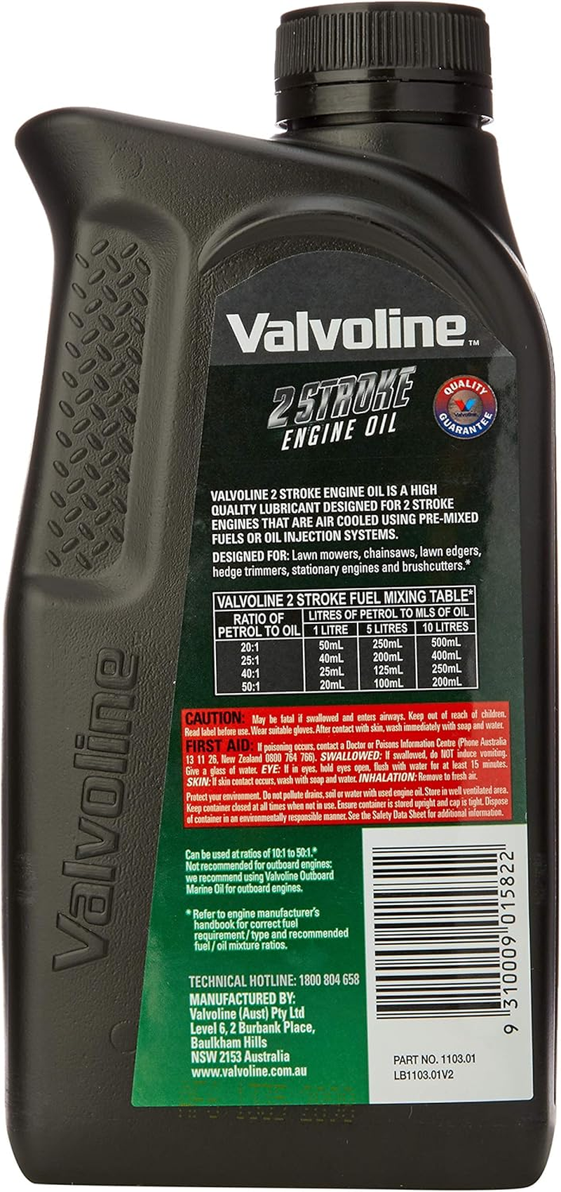 Valvoline 1103.01 2 Stroke Engine Oil 1L image number 1
