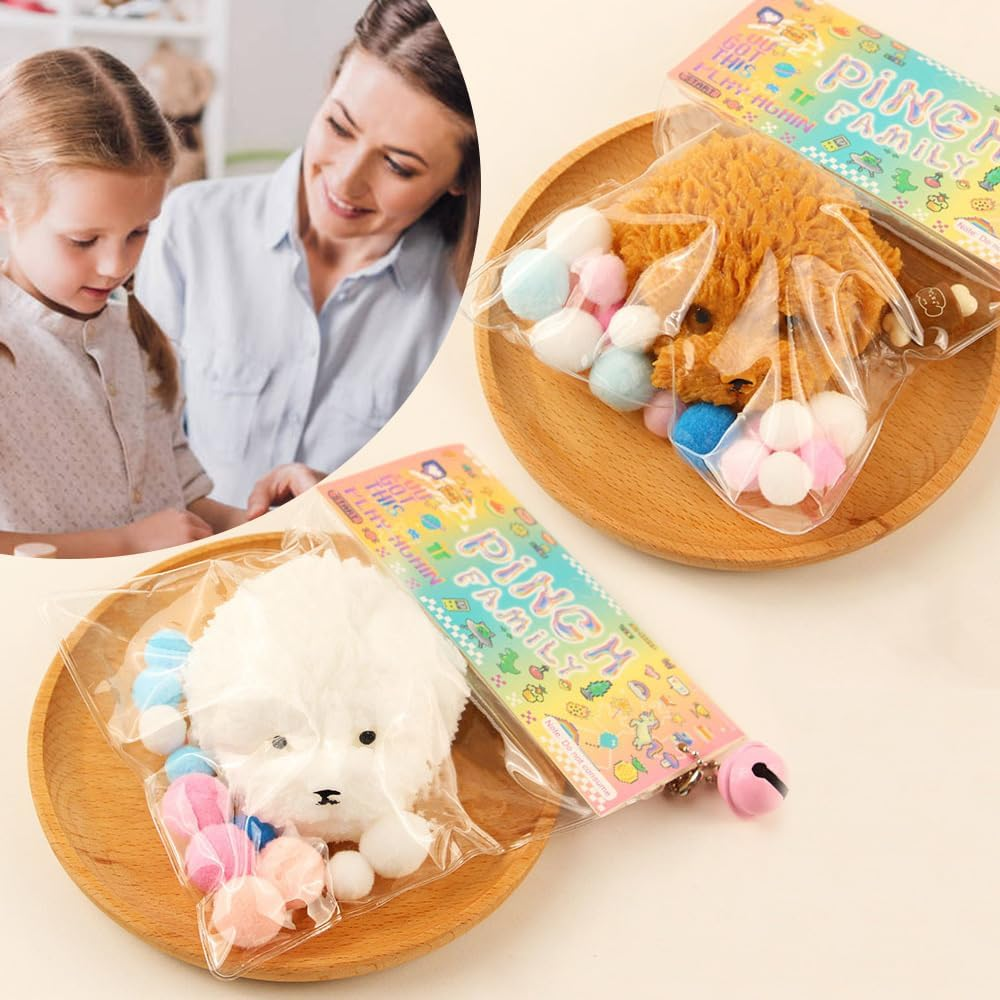 2 Pack Taba Squishy Toys for Kids, Taba Squishy Dog Squishy Quiet Fidget Toys, Kawaii Stress Relief Squishies Squeeze Sensory Toys Gifts for Kids Teenage image number 6