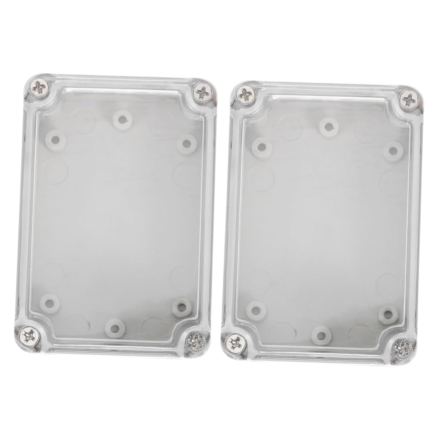 Anneome 2Pcs Abs Enclosure for Outdoor Alarm Systems High Transparency Electronic Box Cover image number 1