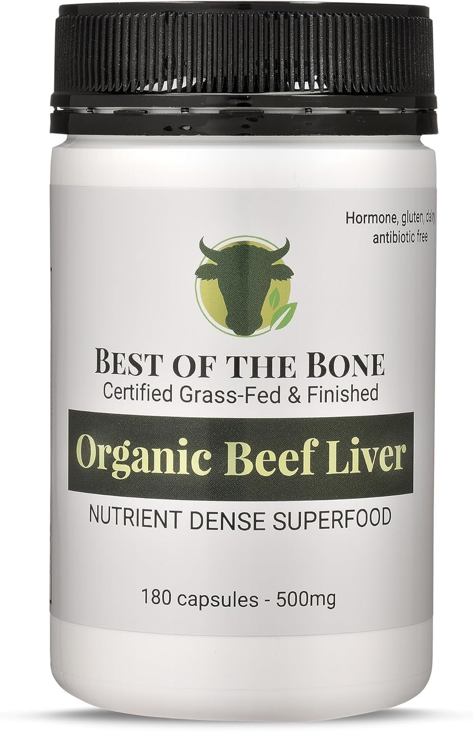 Best of the Bone Beef Liver Capsules 180Pk image number 2