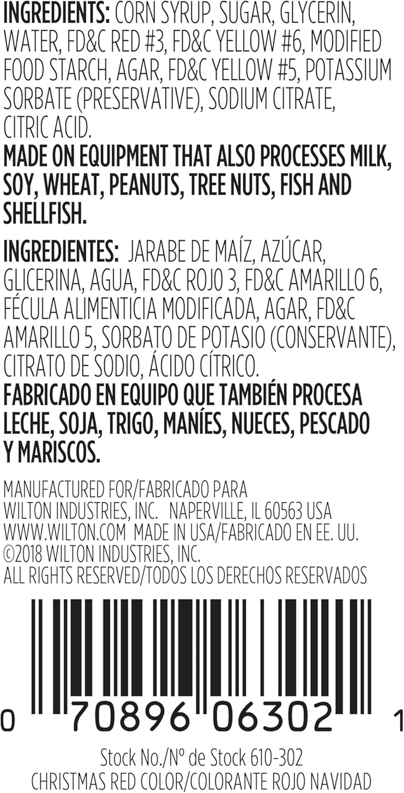 Wilton 610-302 Christmas X-Mas Icing Color image number 3