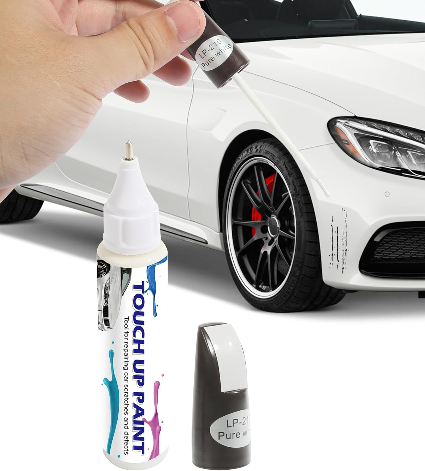 YAKEFLY Car Touch up Fill Paint Pen,2-In-1 Automotive Touch up Paint,Easy & Quick Auto Car Paint Scratch Repair,Special-Purpose Repair Paint Pen Car Touch up Paint for Scratch Repair Various Cars image number 5