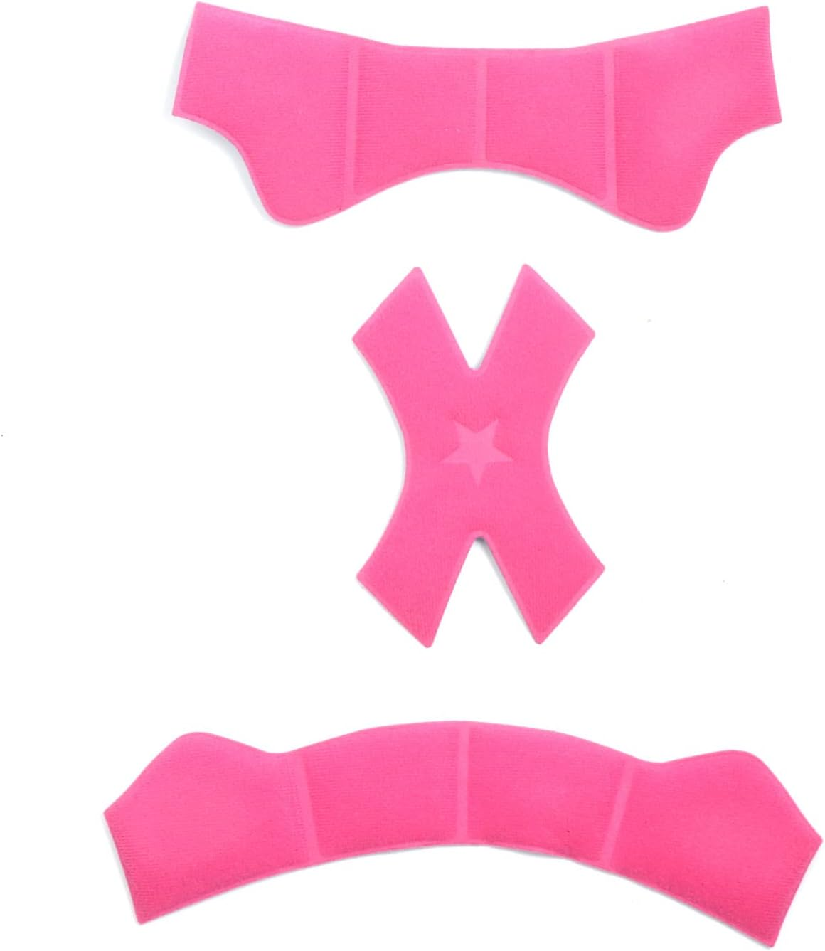 Helmet Inner Padding Foam Pads Kit Blue-Pink Sealed Sponge Protective Lining Protection Liner Cushion Mat Set for Motorcycle Motocross Cycling Outdoor Sports Bike Bicycle Riding image number 1