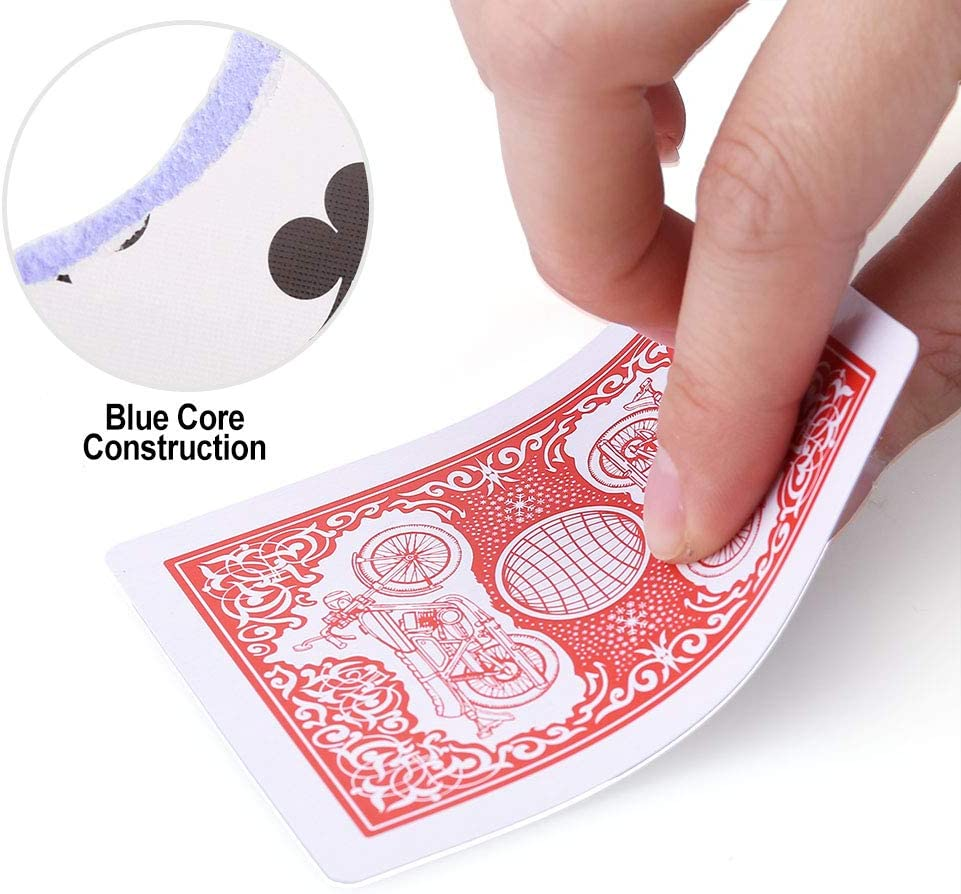 Lotfancy Playing Cards, Poker Size Standard Index, 12 Decks of Cards (6 Blue and 6 Red), for Blackjack, Euchre, Canasta image number 1