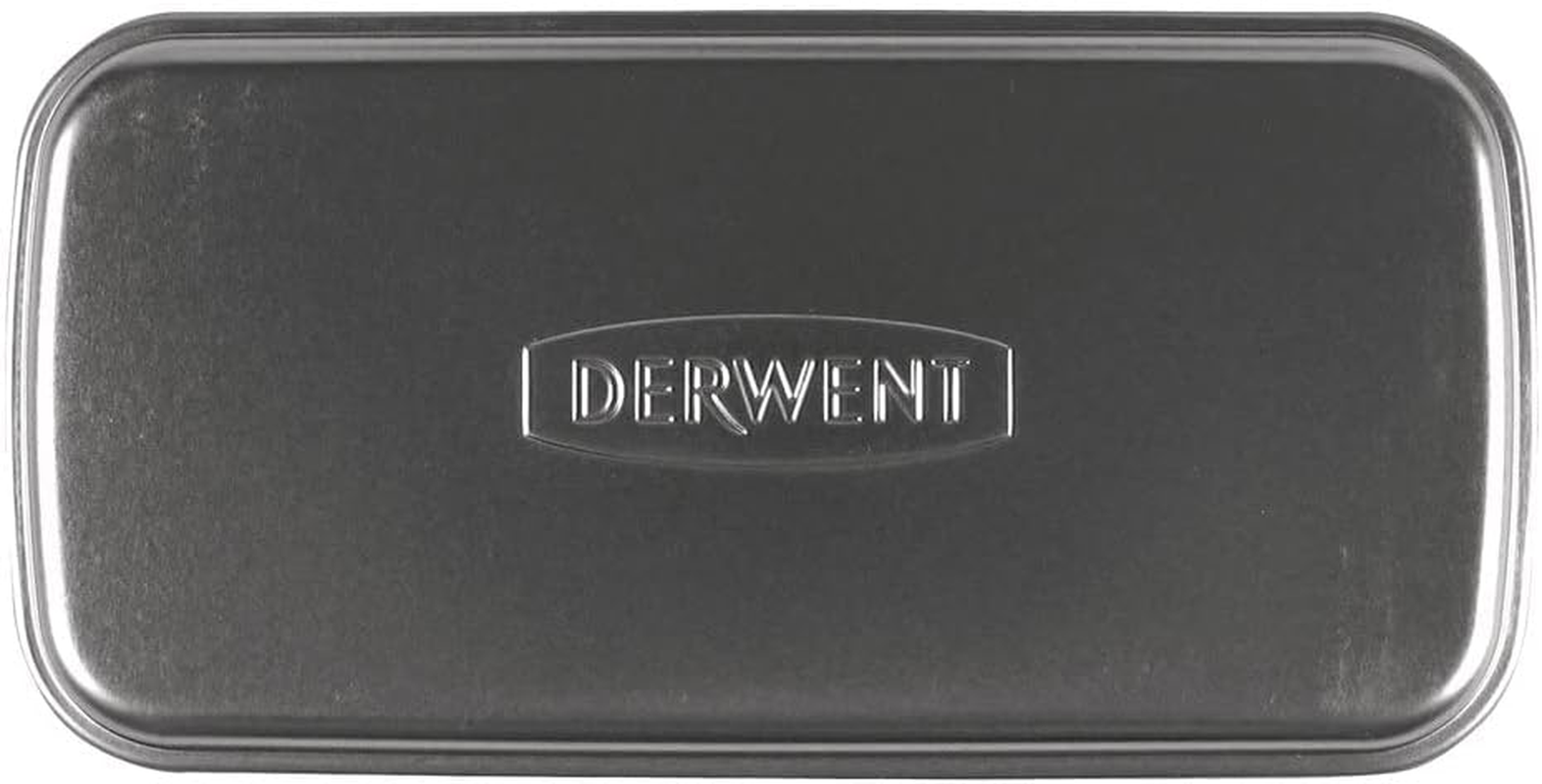 Derwent Pencil Tin, Double Layered Storage with Removable Inner Tray, Professional Quality, 2300582