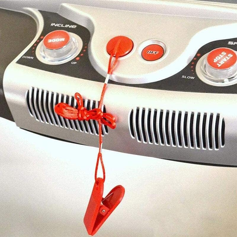 Magnetic Treadmill Safety Key, Universal Running Machine Security Switch Lock with 100Cm Line for Fitness, Running, and Jogging image number 3