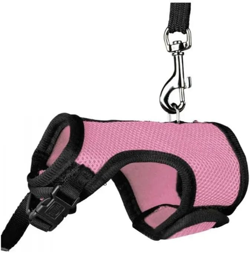 AIMALL Small Animal Harness Guinea Pig Forret Hamster Rabbit Squirrel Vest Clothes Lead, Adjustable Small Animal Harness Vest