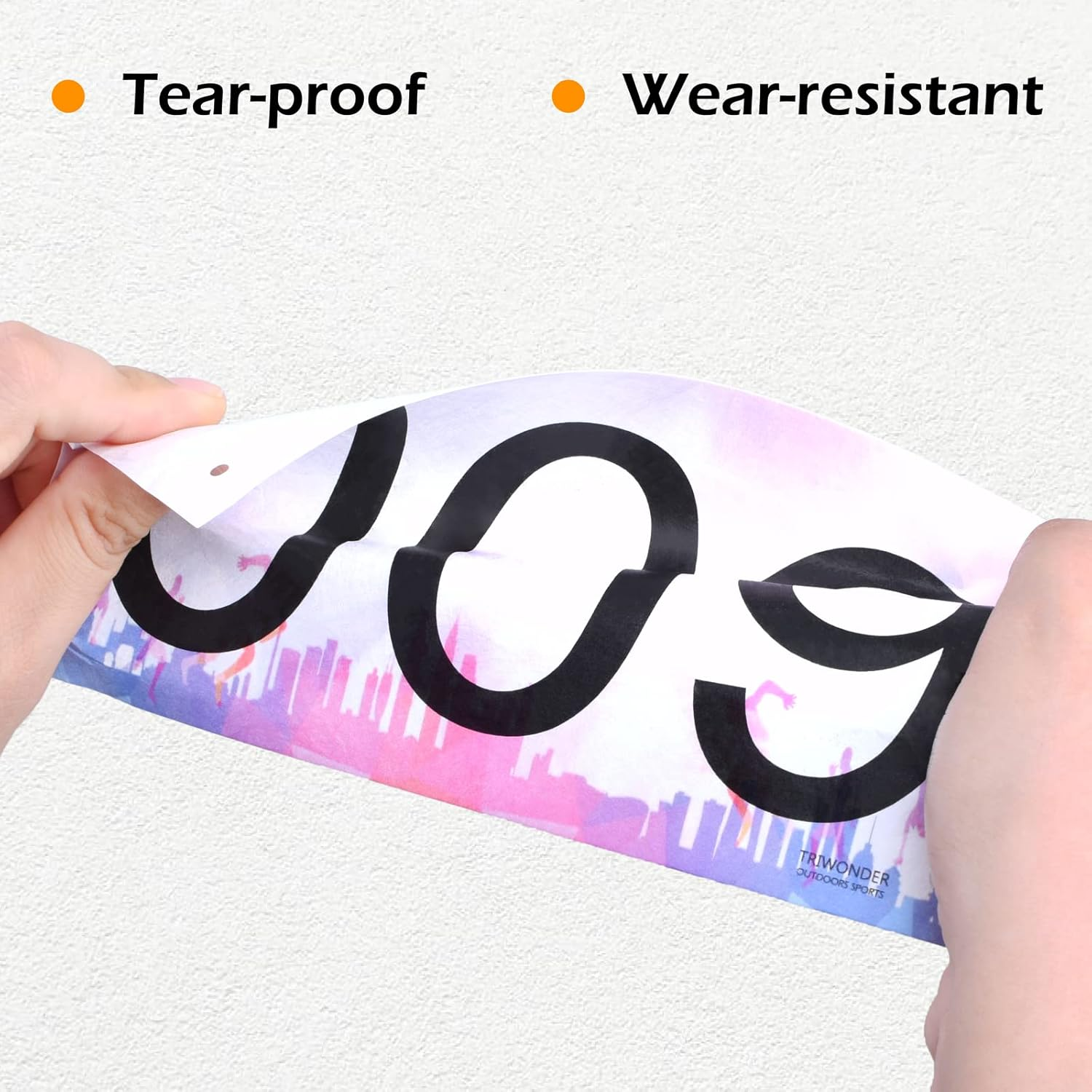 TRIWONDER Tyvek Race Bibs Running Numbers with Safety Pins, Large Numbers 1-500 for Marathon Runners Events Sports Games image number 6