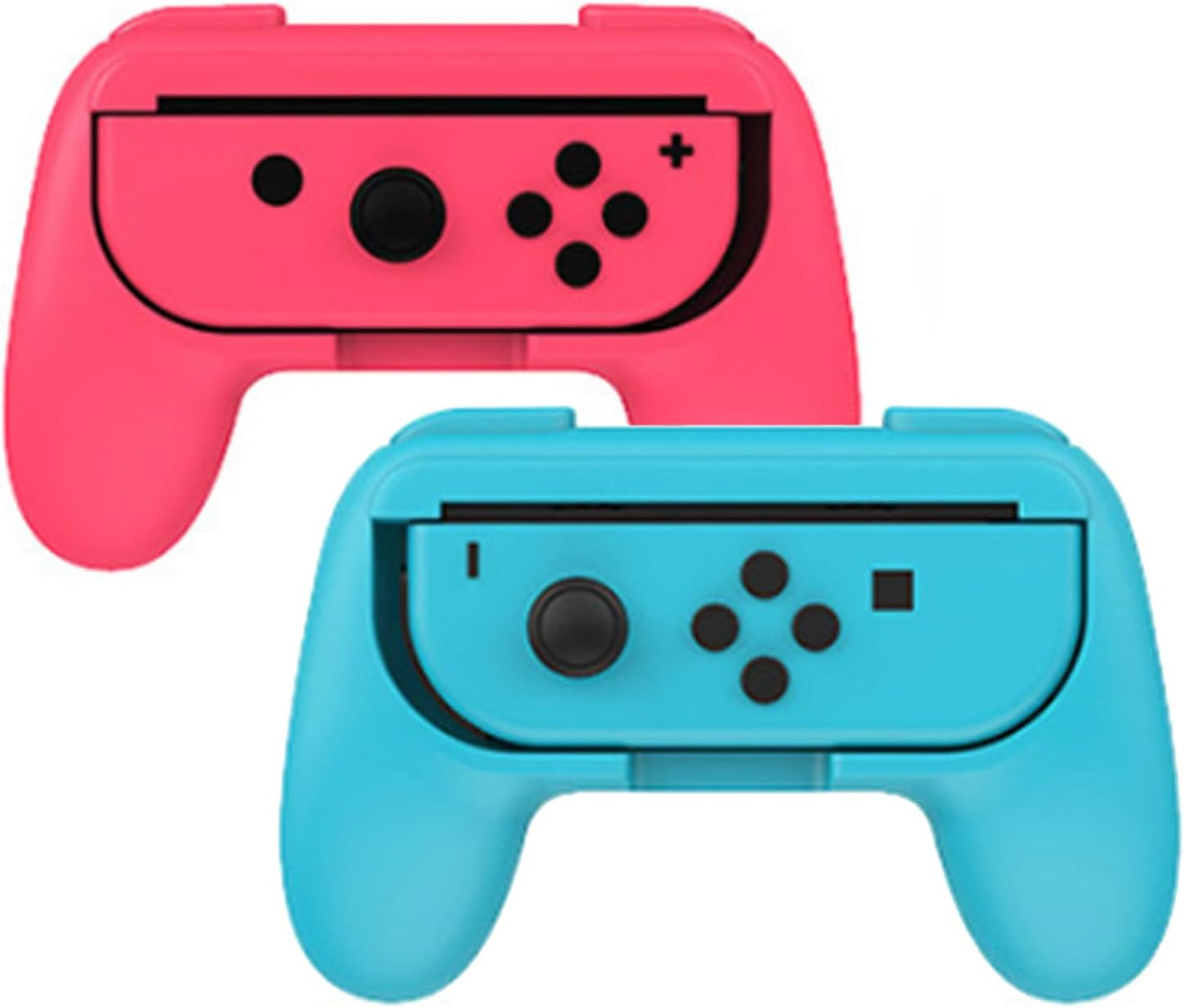 T Tersely Grips for Nintendo Switch Joycon Controller 2 Pack - Game Accessories Joy-Con Handheld Joystick Remote Control Holder Joy Con Kit| NOT for Switch 2 (Blue+Red) image number 3