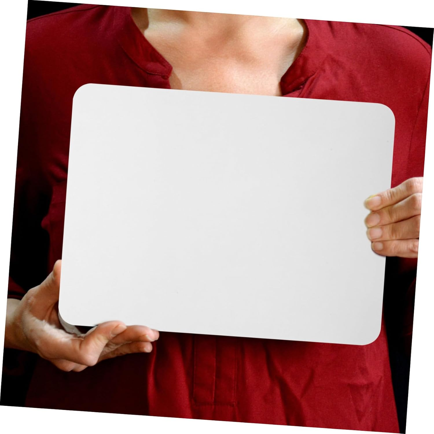 KICHOUSE 2Pcs Double Sided Whiteboard Tabletop Memo Board for Desk Erasable Writing Board for Home Office Classroom Kitchen Bedroom Use Includes image number 2