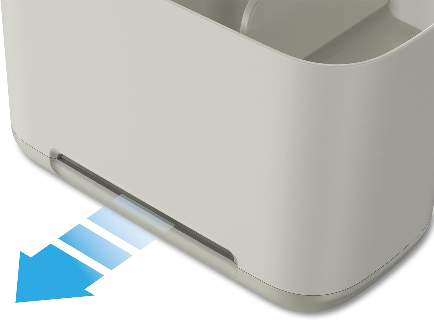 Joseph Joseph Easy-Store - Toothbrush Holder Caddy, Bathroom Storage, Large - Ecru image number 4