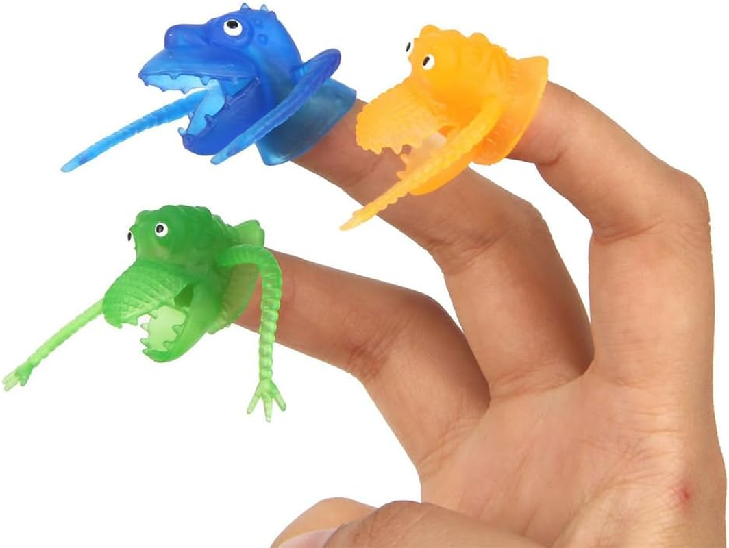 20 PCS Tiny Finger Puppets, Little Monster Finger Toys Mini Prank Gag Performance Party Favors Funny Toys Weird Gag Gift Soft image number 1