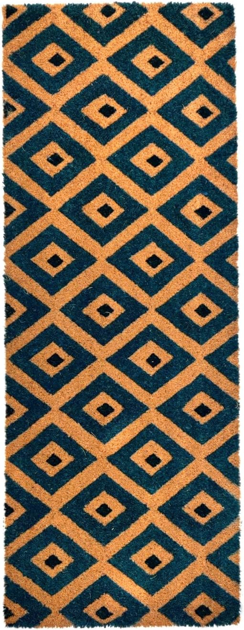 PVC Backed Coir Doormat for Indoor and Outdoor Use with PVC Backing Kimberley Blue (75X120 Cm) image number 5