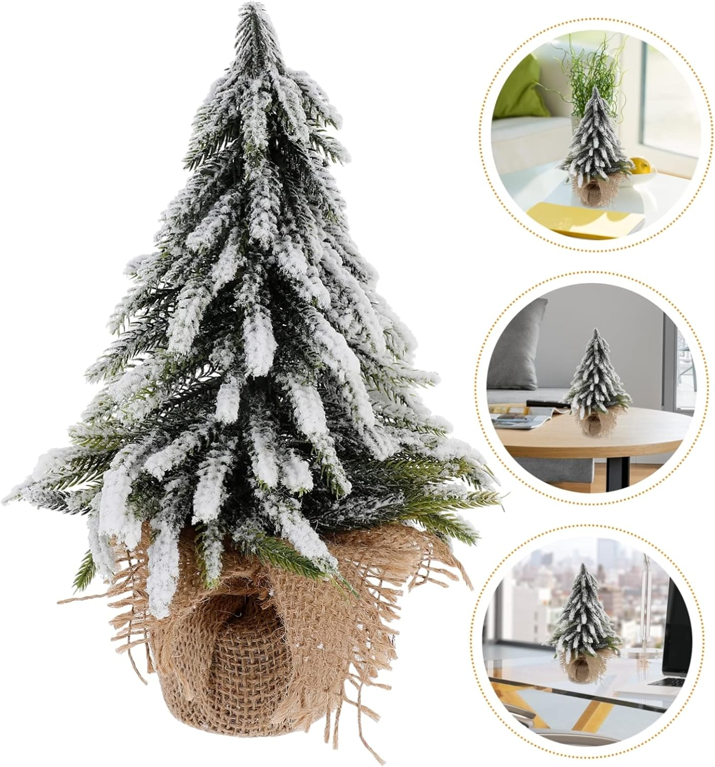 Desktop Xmas Tree Decor Party Xmas Tree Decor Felt Material for Party Scenes image number 5