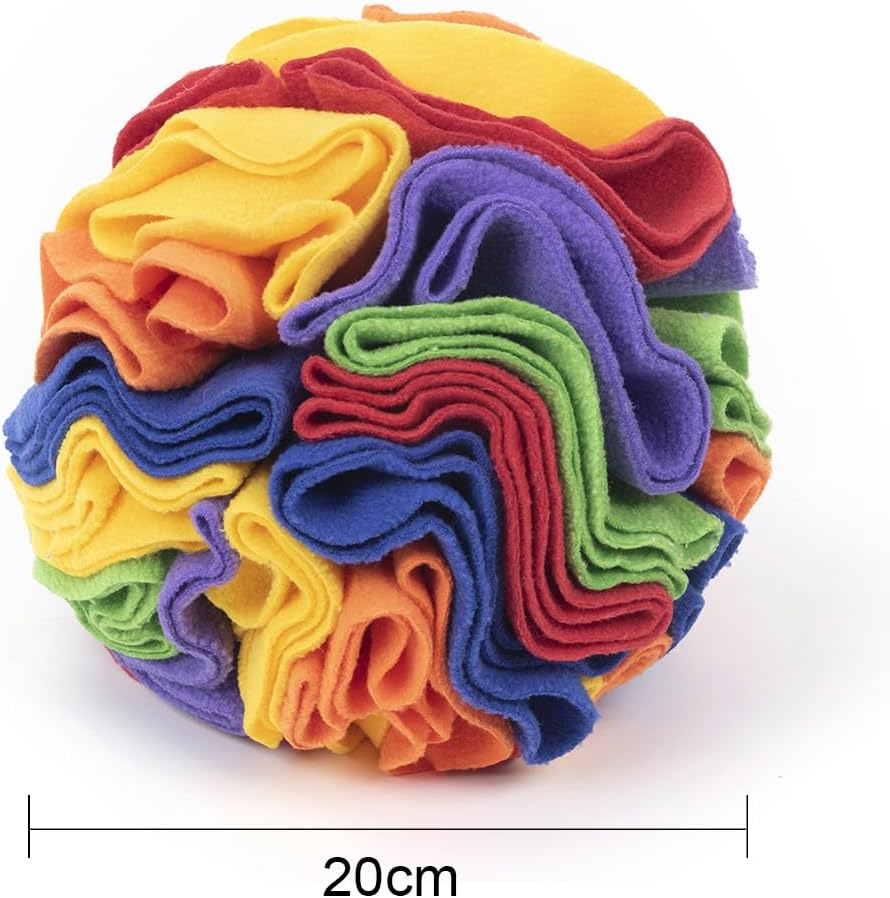 Pet Snuffle Ball Dog Puppy Slow Feeding Interactive Training Machine Washable AU L 20Cm image number 5