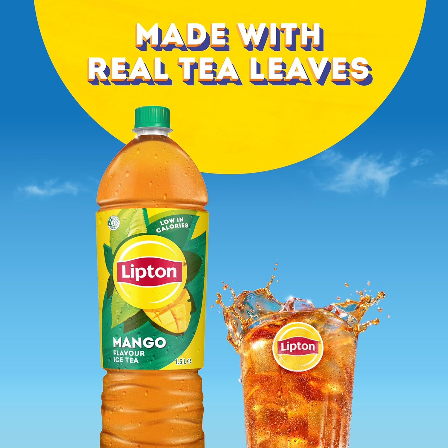 Lipton Mango Flavoured Ice Tea 1.5 Litre 6 X 1.5L image number 2