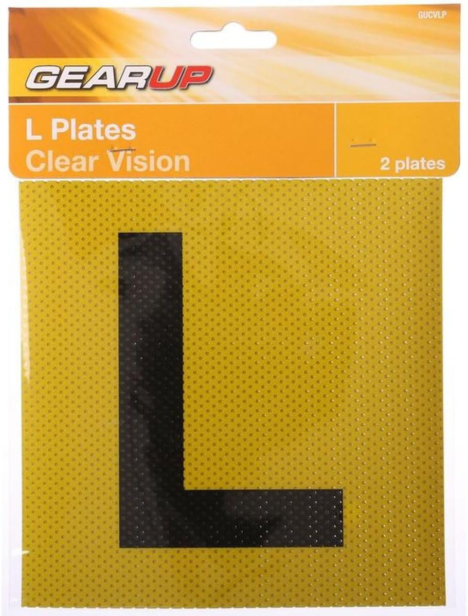 Gearup Clear Vision L Learner Plate Set GUCVLP